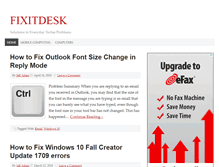 Tablet Screenshot of fixitdesk.com